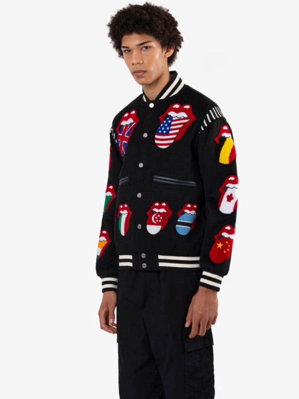 Rolling Stones x Market “Gimme Shelter” Varsity Jacket